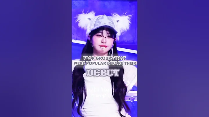 kpop groups that were popular before debut #kpop#illit#babymonster#newjeans#enhypen#zb1#fyp#viral
