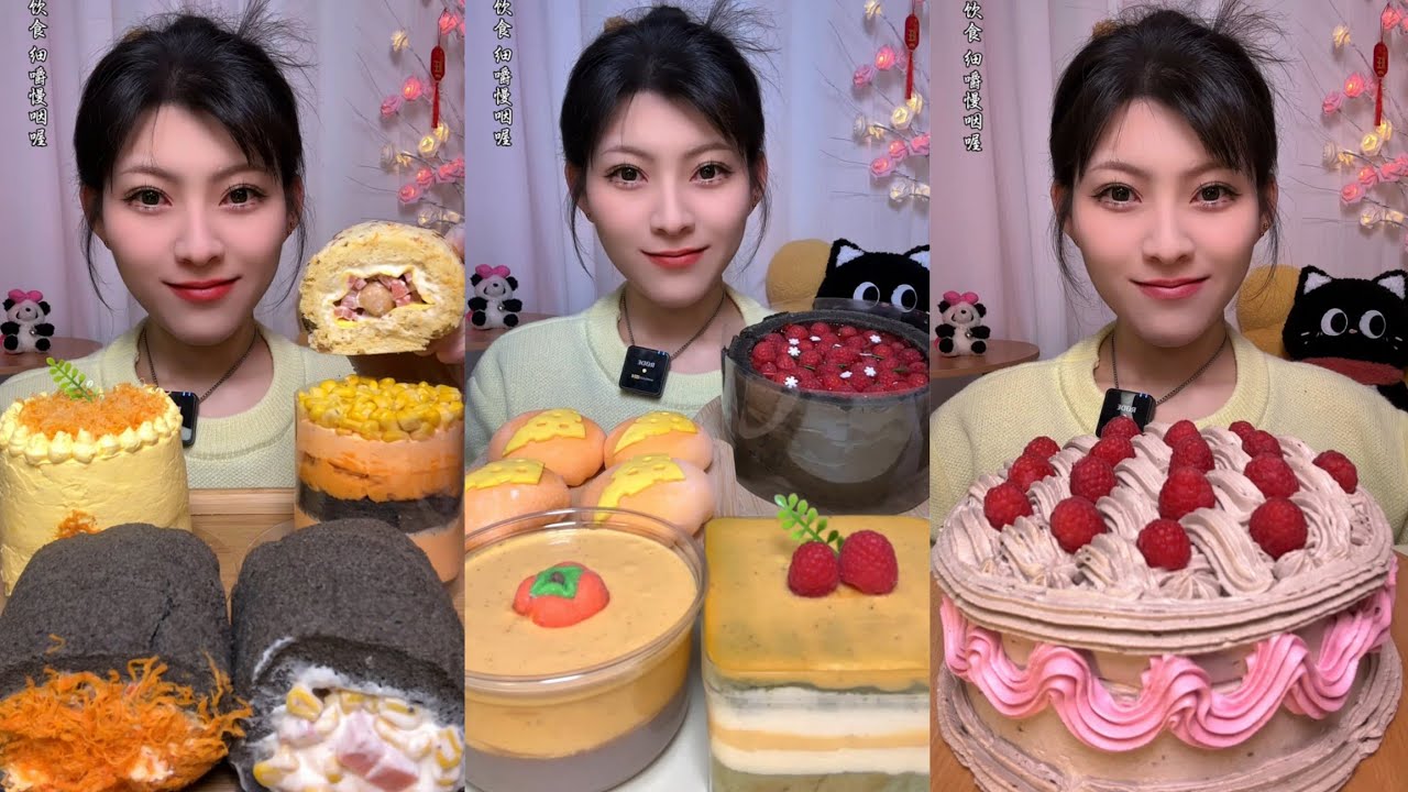 Chocolate Crepe&Chocolate PearlsCAKE 🎂🍰 & DessertASMR/EatingShow Challenge