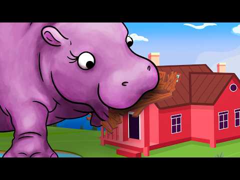 GIANT HIPPO Eats a Whole House!