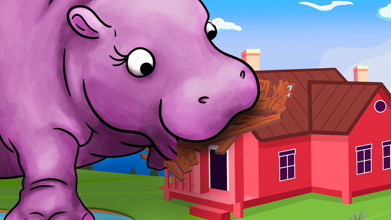 GIANT HIPPO Eats a Whole House!