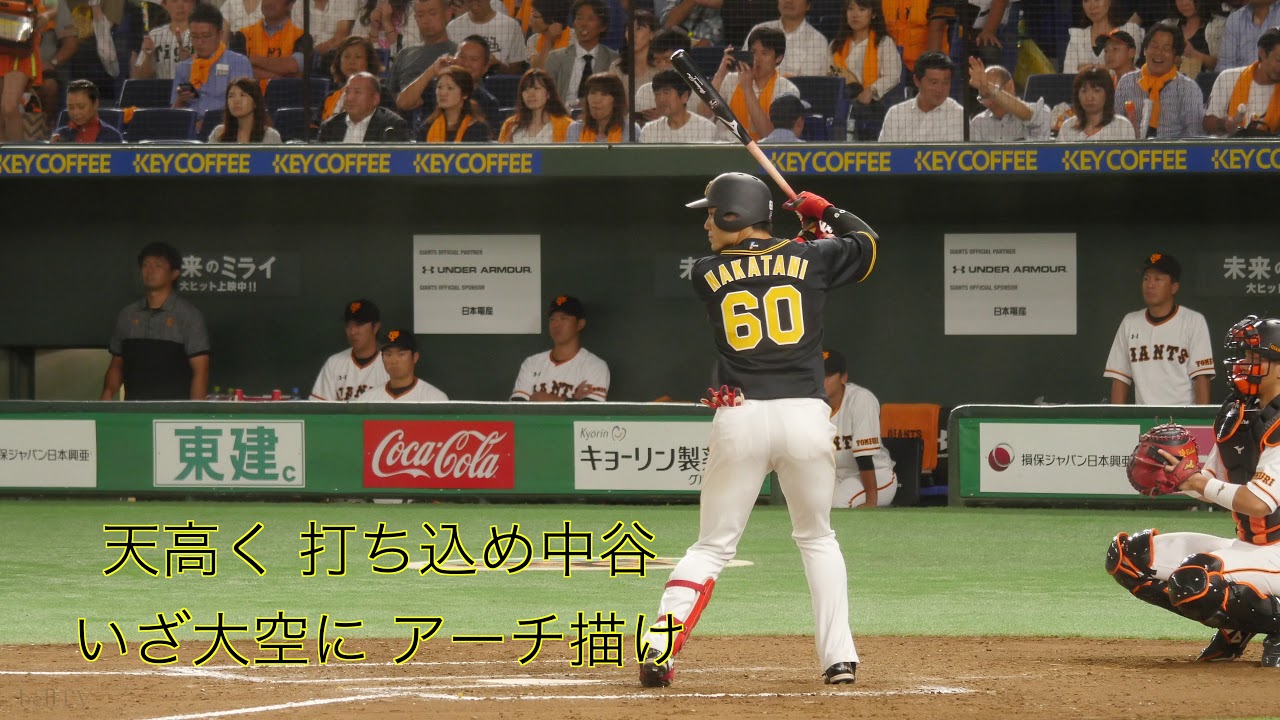 阪神タイガース 中谷将大18新応援歌 Baseball Wacoca Japan People Life Style