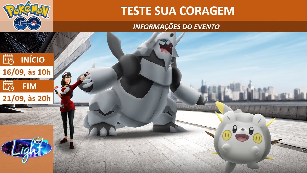 Pokémon GO - Evento Teste sua Coragem