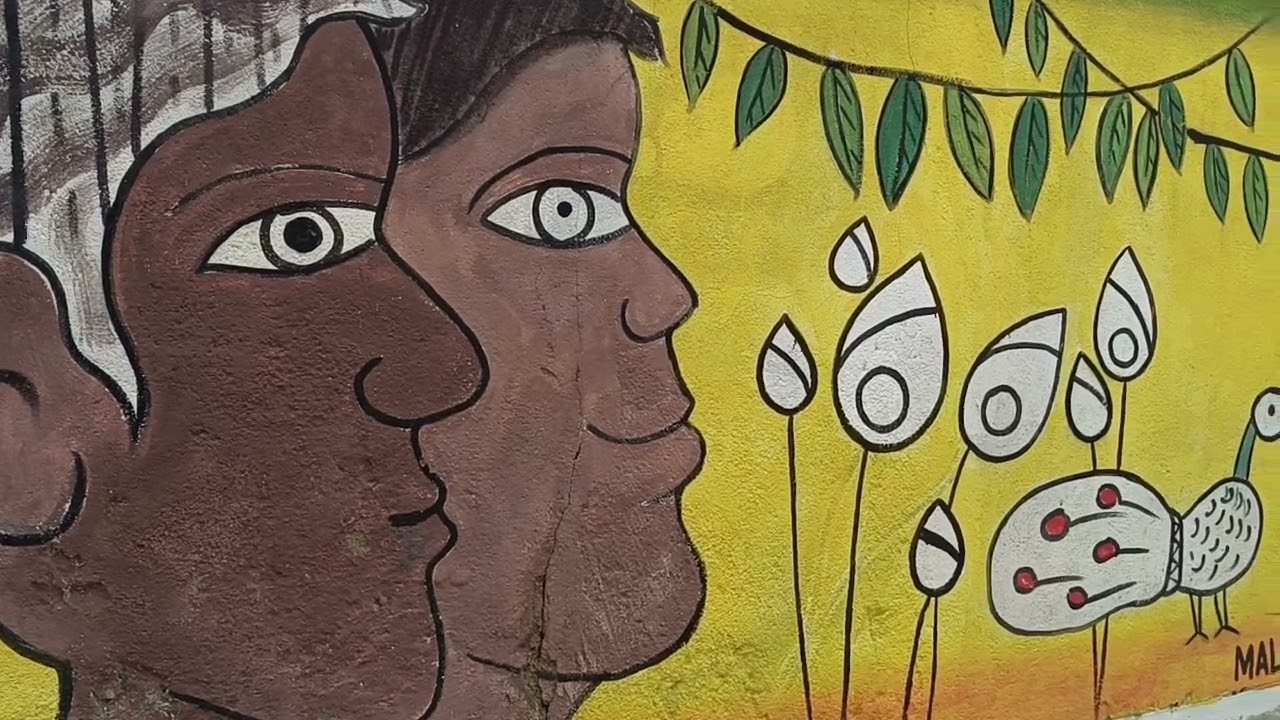 ALPONA GRAM,LABANDHAR ART VILLAGE  WITH VALKI  MACHAN.