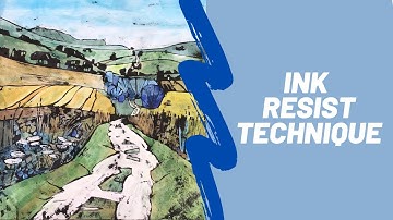 Ink resist / gouache washoff - an introduction