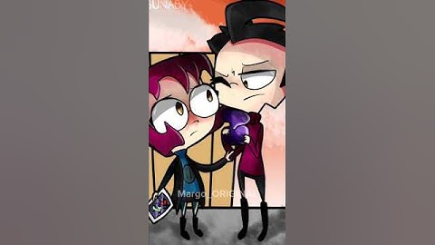 Dib and Gaz in Invader Tak au.