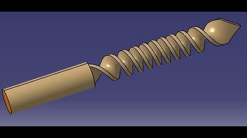 Modeling Twist Drill on Catia V5 tool