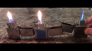 Standard Zippo Insert vs Thunderbird Butane Inserts - Initial Impressions
