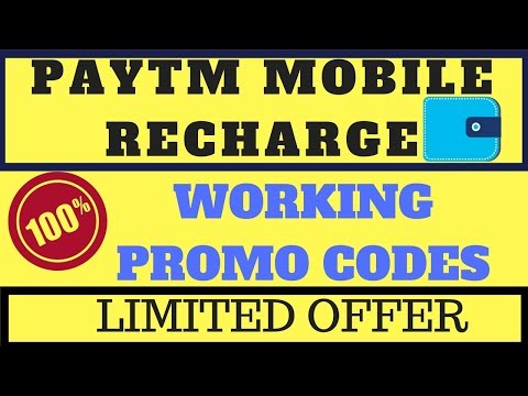 Paytm Mobile Recharge Offers Today -Coupons,Promo Code for Cashback