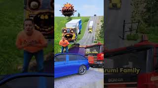 Massive Truck &amp; Car | Beamng Crash - A Visual Feast #shorts #beamng #vfx #beamngdrive