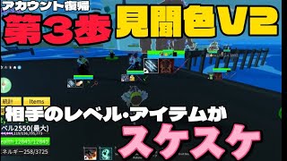 【ブロックスフルーツ】アカウント復帰の第3歩！おそらく最終回！？見聞色V2で相手のあんなところがスケスケ