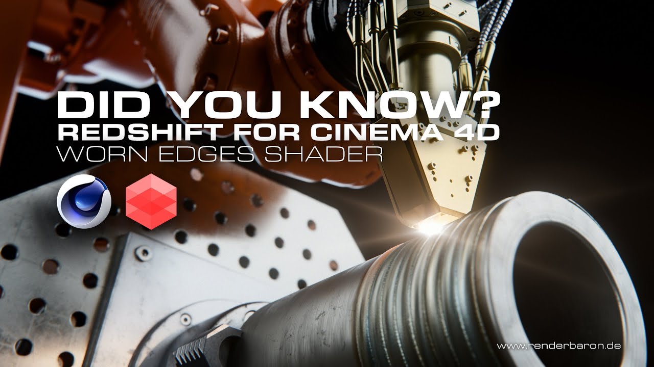Did You Know? Redshift for Cinema 4D: Worn Edges Shader