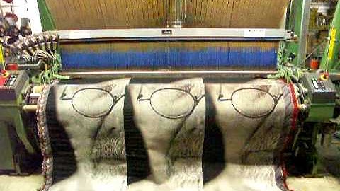 Chuck Close Tapestry - Weaving proofs