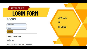 Hướng Dẫn Tạo Form Đăng Nhập Bằng HTML & JavaScript