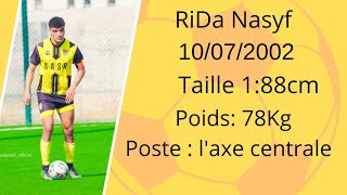 Rida Nasyf Skillswingerstriker Sidi Rehal Morroco 20242025