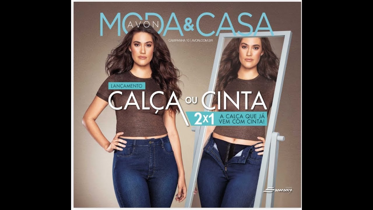 calça sawary preta avon