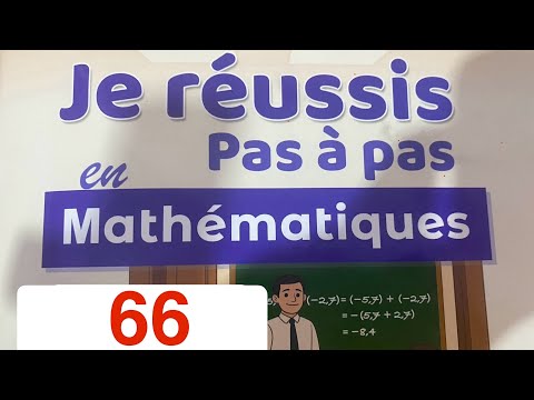 رياضيات الأولى إعدادي الصفحة 66 اعدادية الريادة 