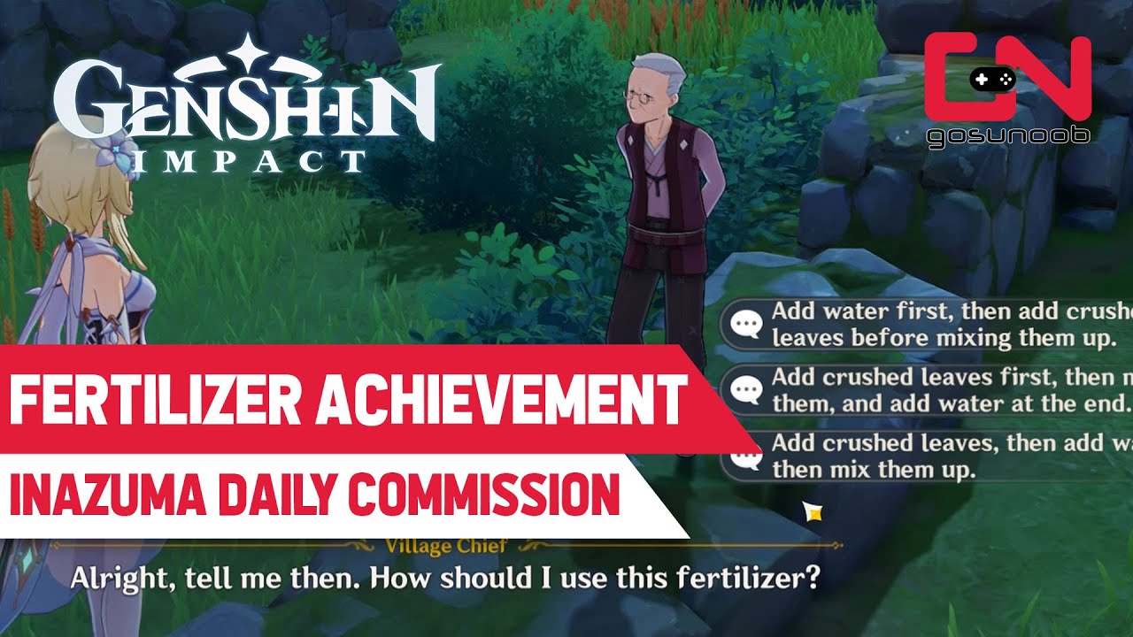 Fertilizer salesperson genshin