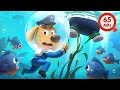 Water Monster Attacks | Safety Tips | Cartoons for Kids | Police Rescue |  Sheriff Labrador