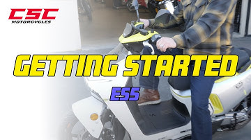 CSC ES5 electric scooter: Getting Started