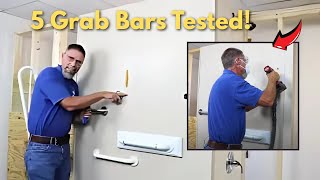Drywall takes on 5 different Grab Bars with Senior Remodeling Experts