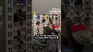 Top 100 Hip Hop Artists at Dream Con.. valid? 🤔 #shorts @DreamCon