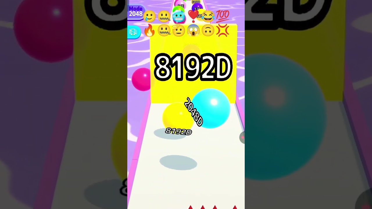 "The 😱 HARDEST Obstacle Course 🥶✨in Ball Run 2048" #66