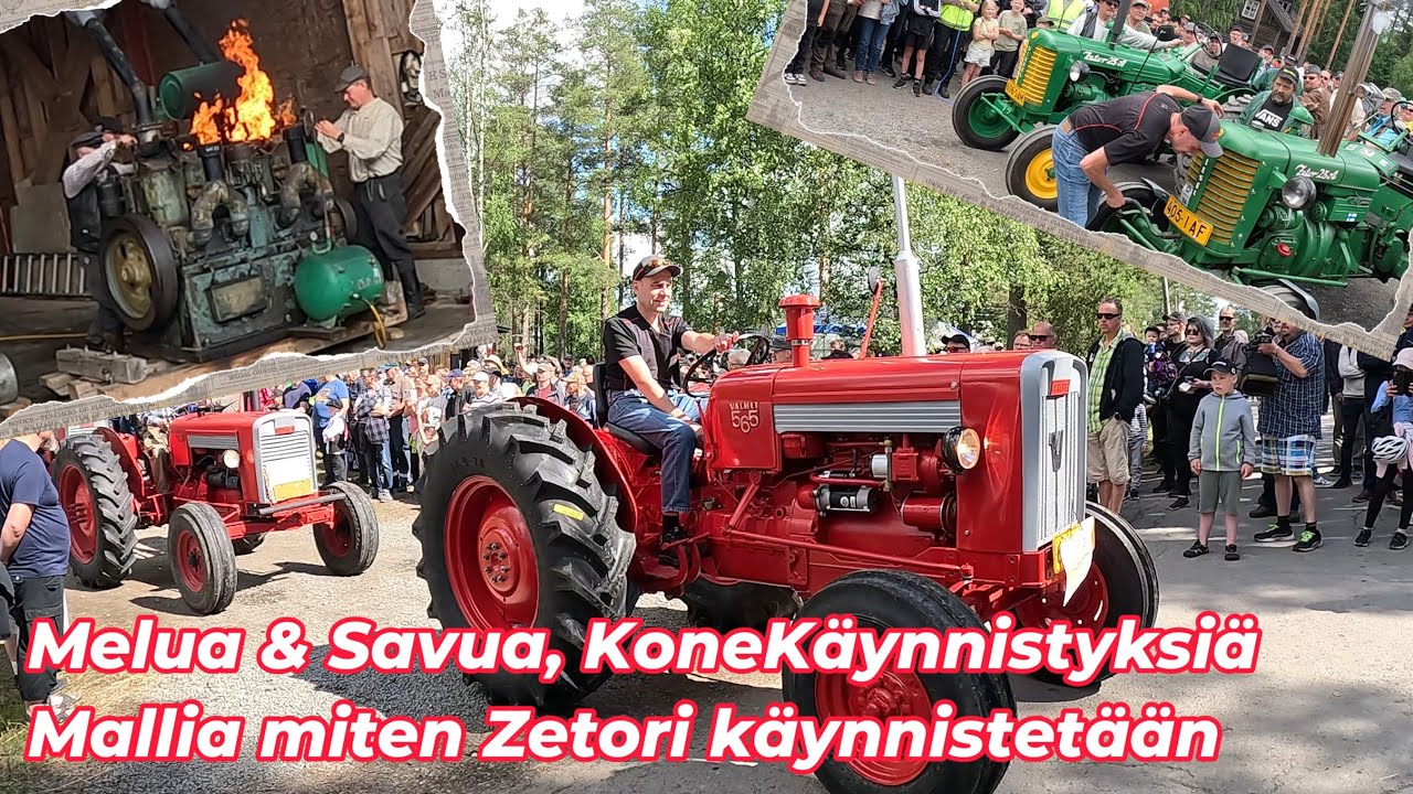 Wanhan Woiman Päivät 2024 - Kunnon Meininkiä - Konekäynnistyksiä, työnäytöksiä | Weteraanikonepäivät