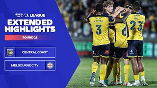 Central Coast v Melbourne City FC - Extended Highlights | Isuzu UTE A-League 2023-24 | Round 21