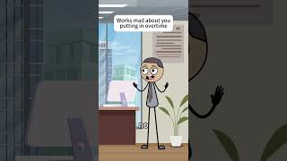 Works mad about you putting in overtime #animation #fpy #work #worklife