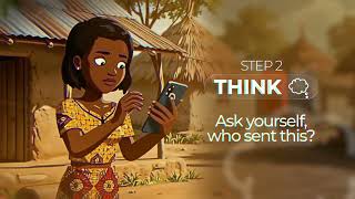 Stop, Think, Verify Before You Share (Twi)