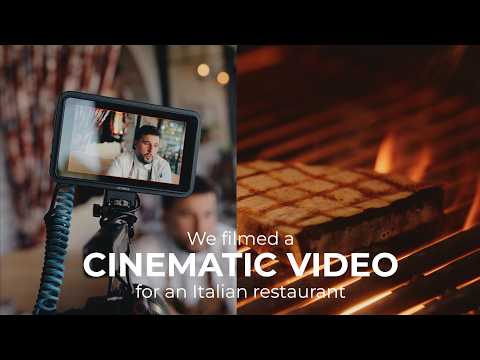 We shot a cinematic video for an ITALIAN RESTAURANT | BTS Breakdown