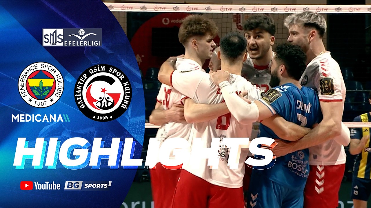 HIGHLIGHTS : Fenerbahçe Medicana vs Gazi̇antep Gençli̇k Spor | SMS Grup Efeler Ligi 2025/26