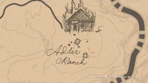 Red Dead Redemption 2 - Cheat Location, Adler Ranch