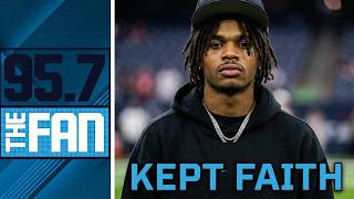 Tank Dell EMOTIONAL On Long Journey Back To Texans | 95.7 The Fan