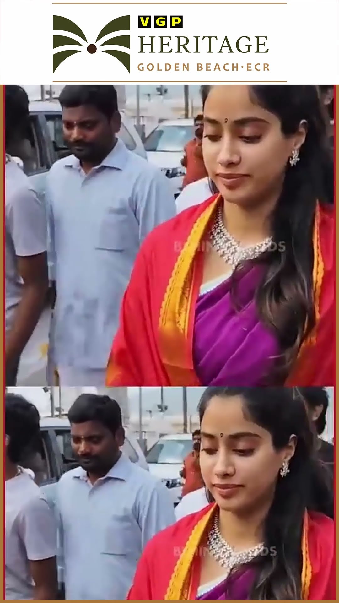 'அட,பாத்து போங்க Sir' ? சட்டுனு Janhvi Kapoor செய்த செயல்