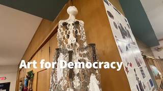 'ART FOR DEMOCRACY' - AN EXHIBITION AT THE EGLESTON SQUARE BRANCH OF THE BOSTON PUBLIC LIBRARY