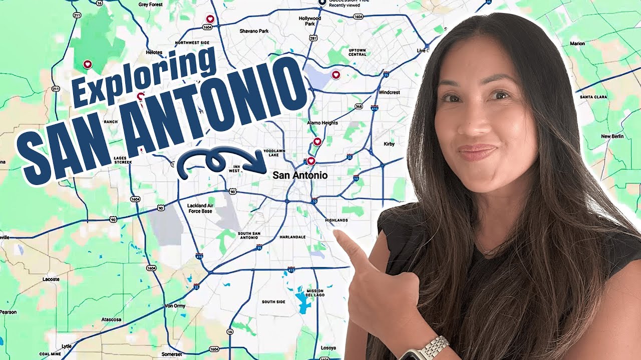 Map Tour of San Antonio Texas | Moving to San Antonio TX