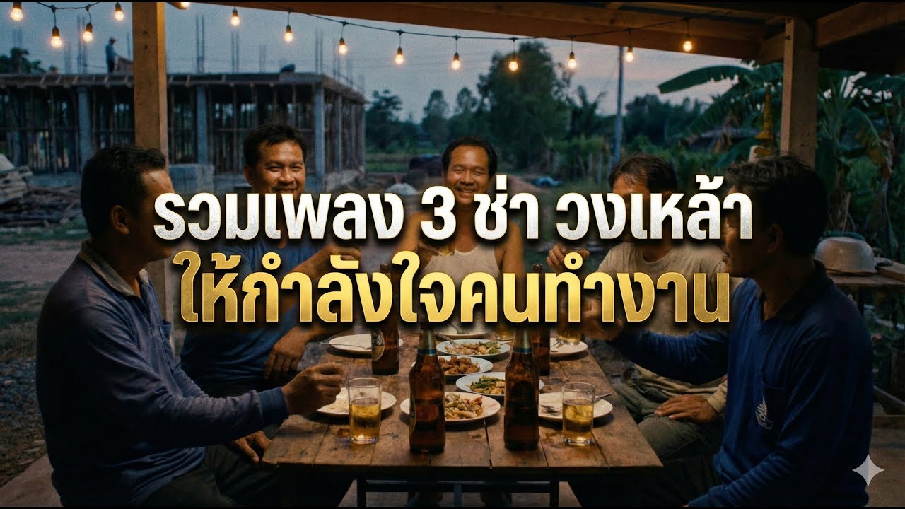 รวมเพลง 3 ช่า วงเหล้า ให้กำลังใจคนทำงาน สู้ชีวิต มันส์ๆ โจ๊ะๆ ฟังยาวๆ