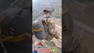 Parachute jump training in full swing! US military troops leaping out of UH-60s and CH-47s #military