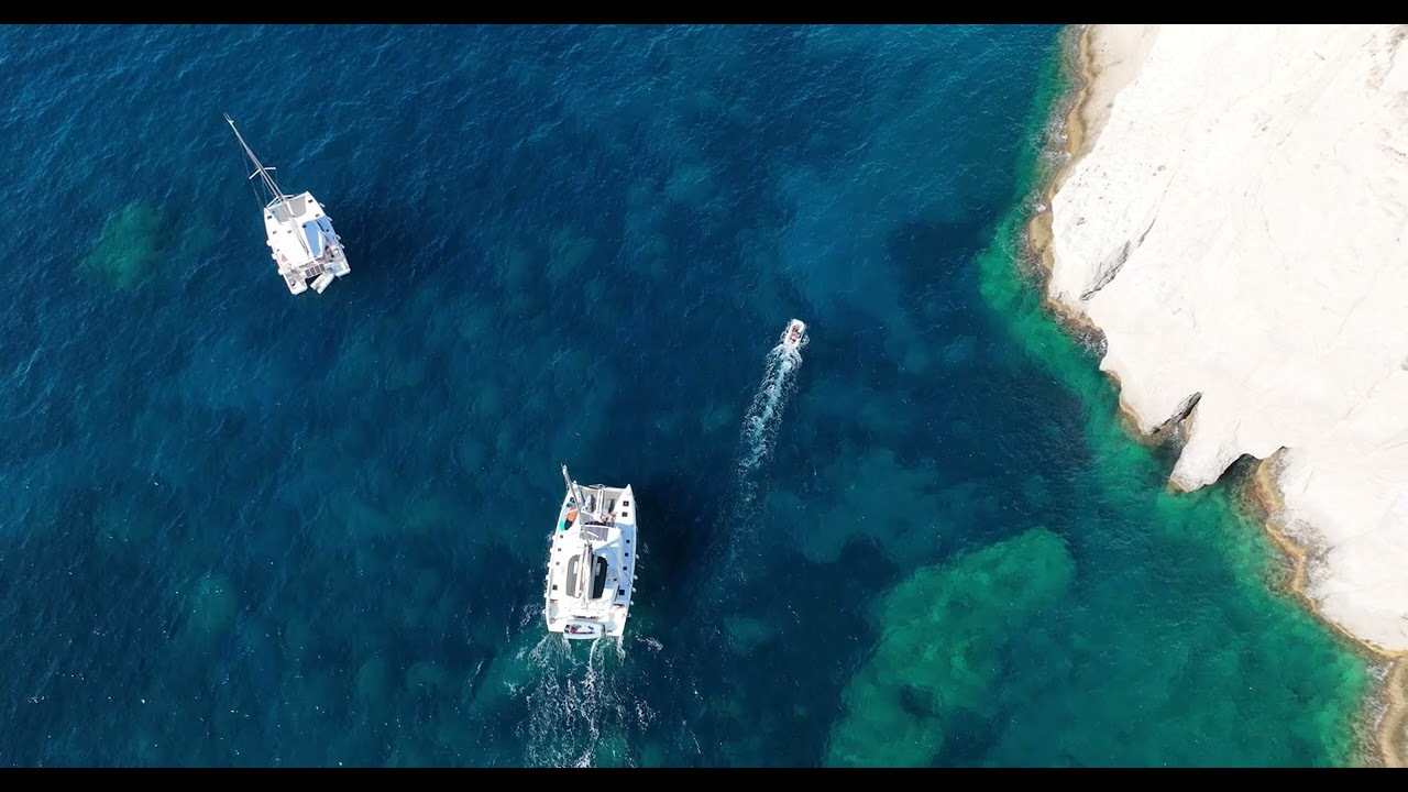 Catamaran Daily Cruises in Milos Island