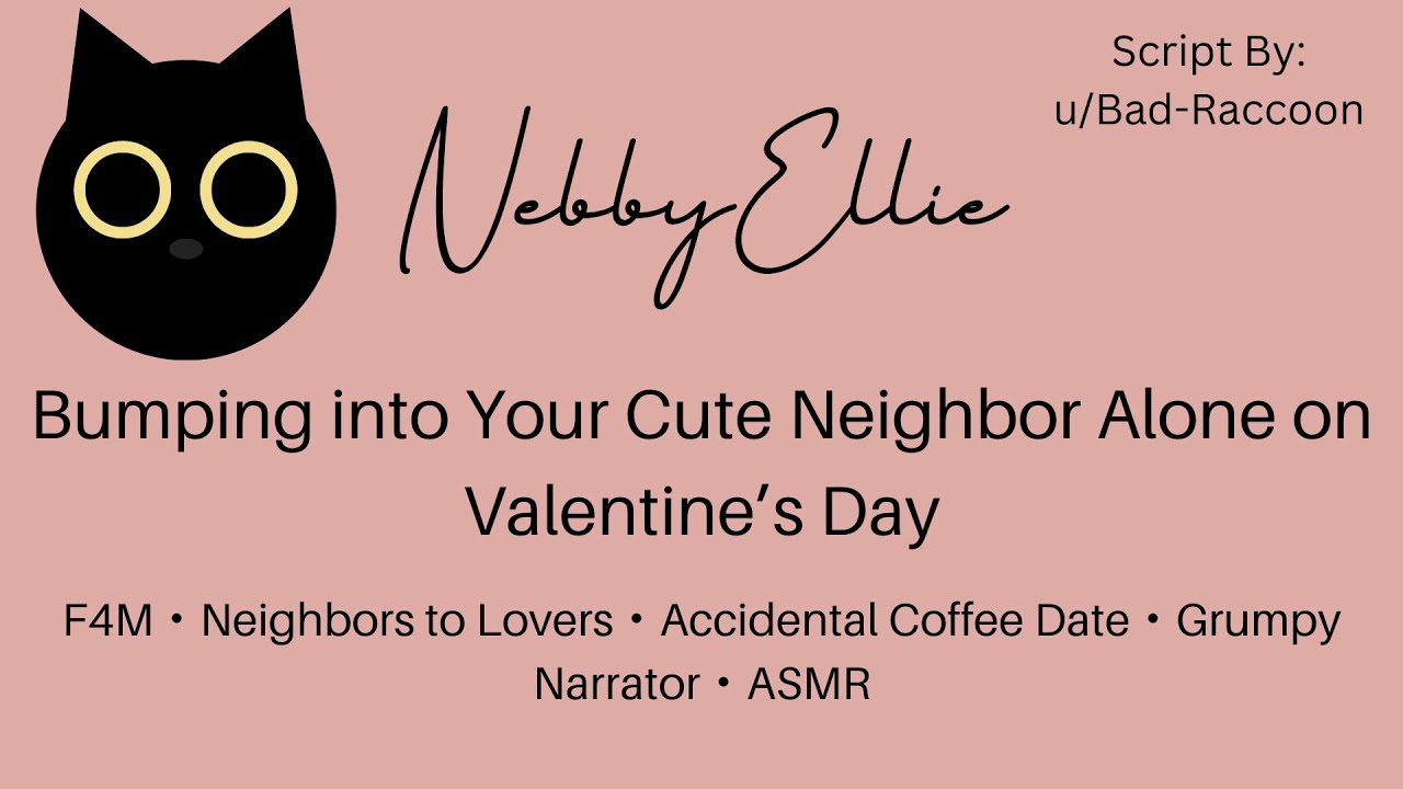 [F4M] Bumping into Your Cute Neighbor Alone on Valentine’s Day [Neighbor][Girlfriend Roleplay] ASMR