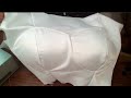 How to neatly pad your bustier | Simple tutorial