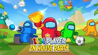 MINIGAMES Tournament 1234 Player in House Party - Among Us Gameplay App IOS screenshot 2