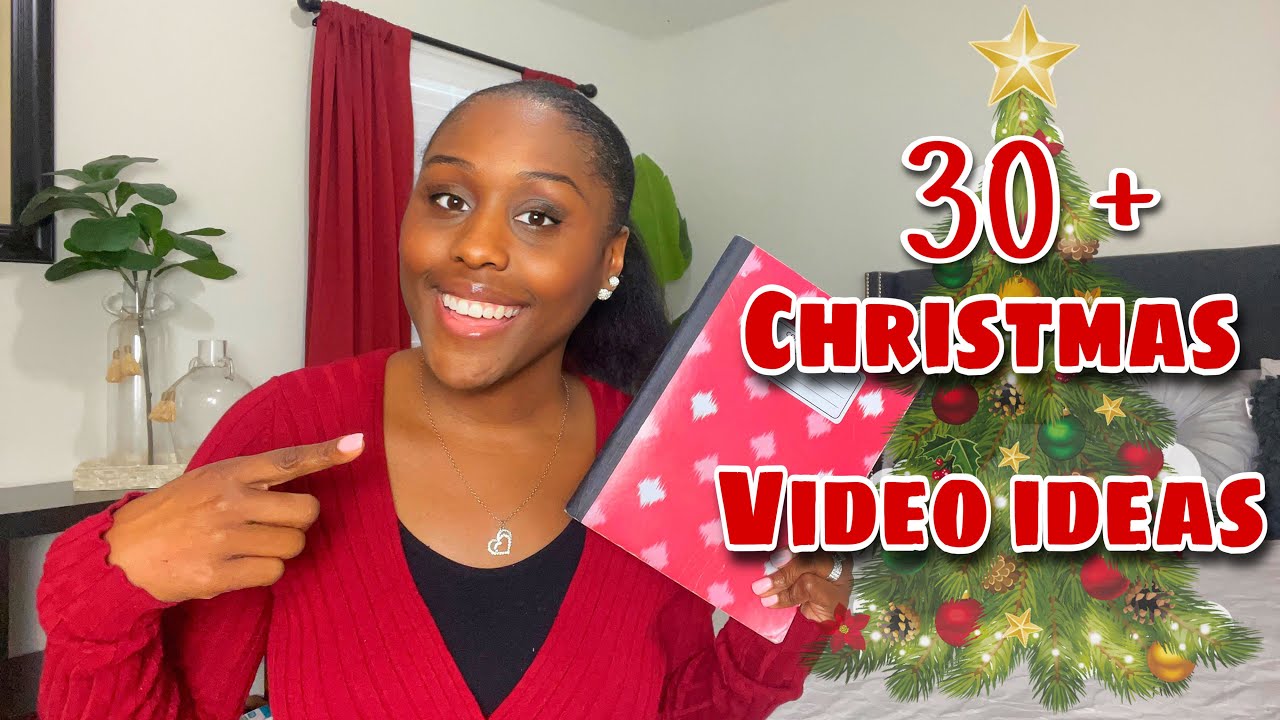 30+ идей для видео Vlogmas 2022 | Идеи для рождественских видео 2022 | Идеи для видео для начинаю...