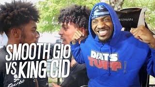 OUR FIRST MUMBLE FIGHT!| KING CID VS SMOOTH GIO! **I Pulled Up** (REACTION!!!)