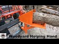 Wood dock log holder 115