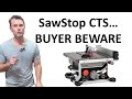 Honest Review of the SawStop CTS after 1 year