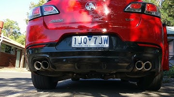 Holden Commodore SSV Redline Cold Start