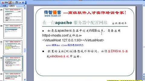 价值$3800全套php从入门到精通教程No 29apache服务器使用及配置apache虚拟主机web访问时序图