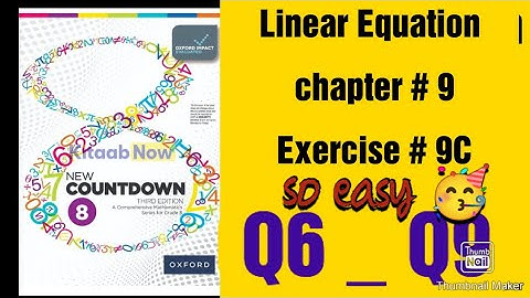 oxford new countdown book 8 third edition | chapter 9 |   Exercise 9C | Q6_Q9 complete